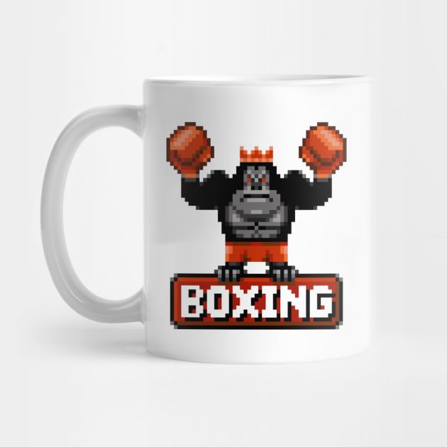 Gorilla Boxer Pixel Art by CyberRex